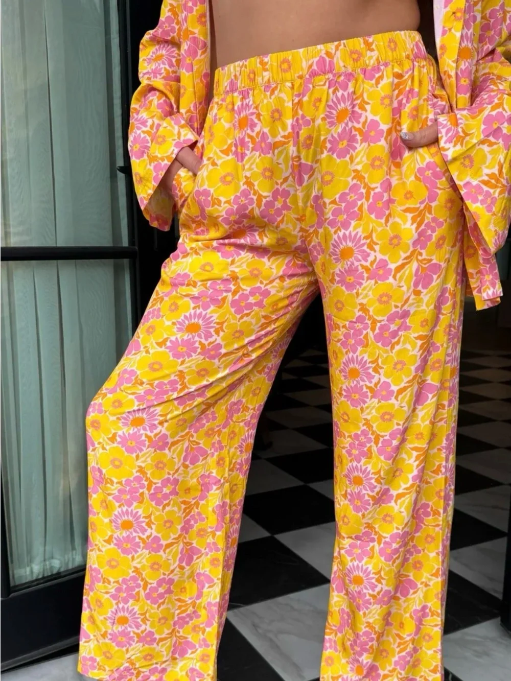 NWT Blakeley Pink Lemonade 3-Piece Floral Summer Set